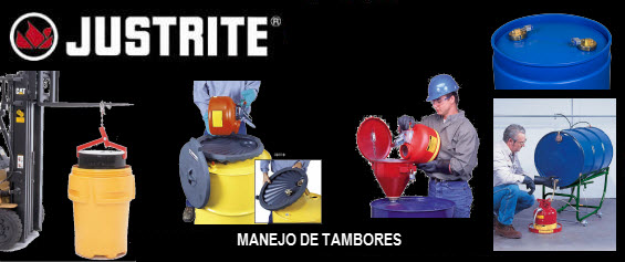 Manejo de tambores  Justrite