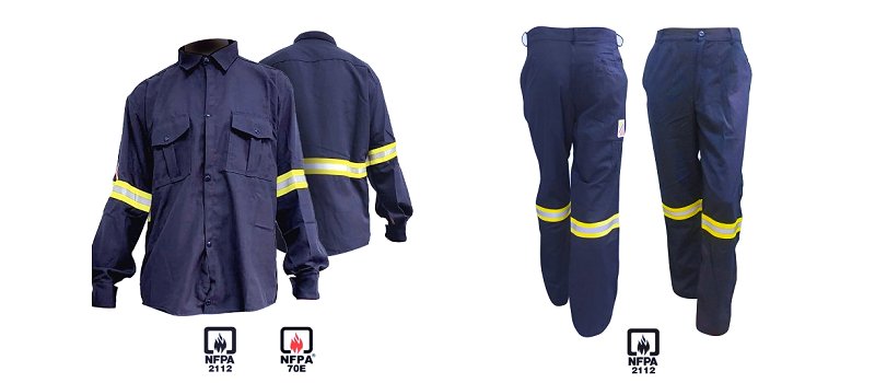 Canisas y pantalones ignifugos de Nomex