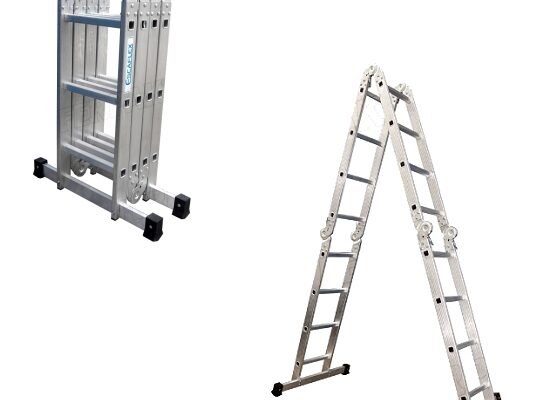 Escaleras de aluminio multiproposito 4 tramos