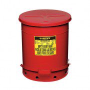 Tanques 9508 53 lt desechos aceitosos Justrite SoundGuard™ - Apertura a pedal - 53 litros - Color rojo