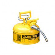Bidón 7210220 4 lt Tipo II para inflamables Justrite (ex 10326/10368Y) metálicos de dos bocas Accuflow™ - 4 lts - Color amarillo para Gas oil