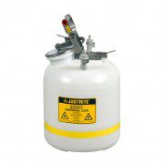 Bidón PP12755 19 lt Tipo I plast para laboratorio no metálicos Justrite - línea Centura™ Modelo PP - 19 lts.
