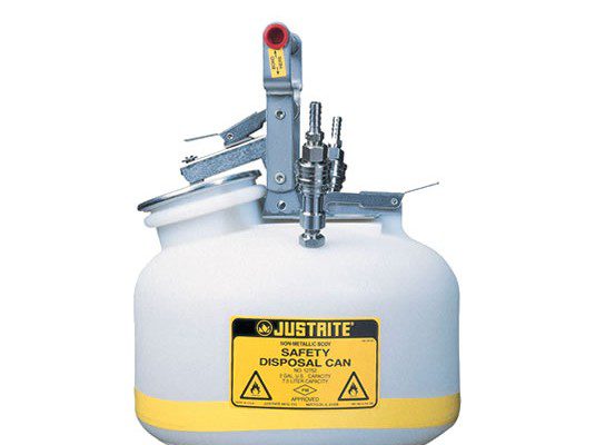 Bidones para laboratorio no metálicos Justrite TF12752 - Linea Centura™ Modelo TF - 8 lts.