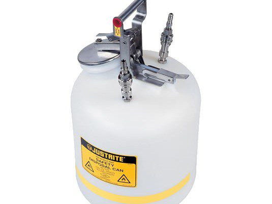 Bidones para laboratorio no metálicos Justrite TF12755 - Linea Centura™ Modelo TF - 19 lts.