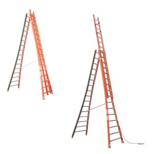 Escalera tijera extensible PRFV Fibra de vidrio DIELECTRICA