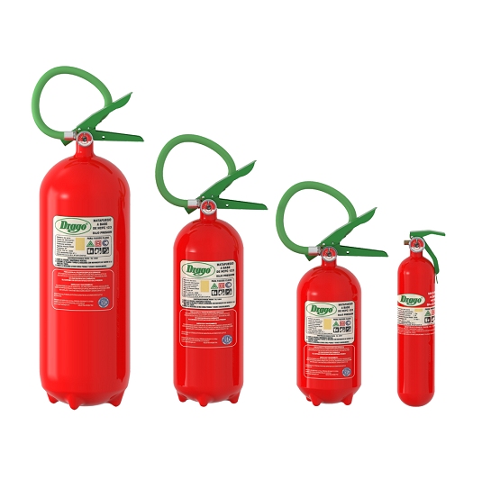 Matafuegos HALOCLEAN Extintores HCFC manuales – 1 2.5 5 10 Kgs DPS