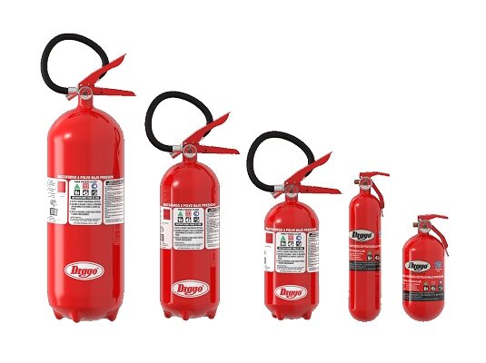 Matafuegos Polvo ABC IRAM Extintores de polvo químico ABC manuales - 1 2,5 5 10 Kg. IRAM