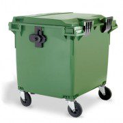 Contenedores para residuos - Plásticos de 1100 litros - 4 ruedas