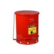 Tanques 9708 79 lt desechos aceitosos Justrite SoundGuard™ - Apertura a pedal - 79 litros - Color rojo