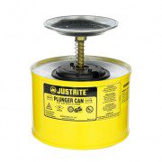 Humectadores 10218 2 lt de seguridad con pistón Justrite - Color amarillo