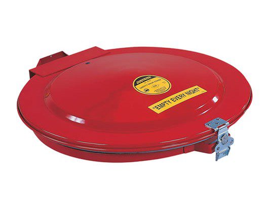 Tapas de seguridad para tambores de 200 litros, cierre manual con junta y ventilación Justrite 26752