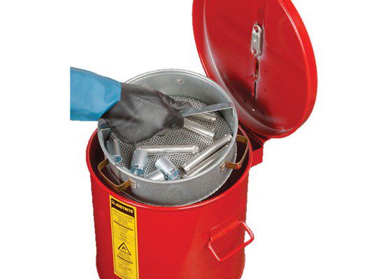 Tanques de limpieza con canasta Justrite