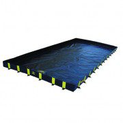 Piletas 28526 6790 lts derrame para contención de derrames Justrite QuickBerm® Plus - 3,66 x 6,10 x 0,30 mts - 6.790 litros