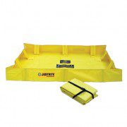 Piletas 28556 300 lts derrame para contención de derrames Justrite QuickBerm® Lite - 1,22 x 1,22 x 0,20 mts - 300 litros