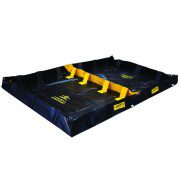 Piletas 28570 1130 lts derrame para contención de derrames Justrite Decon QuickBerm® - 1,83 x 3,05 x 0,20 mts - 1.130 litros