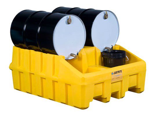 Módulos apiladores para sistema de gestión de tambores - Color Amarillo - Justrite 28666 (Ex AK28902/AK28902Y) EcoPolyBlend™