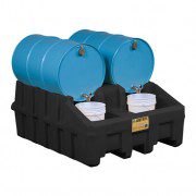 Apiladores 28667 para sistema de gestión de tambores Justrite Color Negro (Ex AK28902/AK28902Y) EcoPolyBlend™