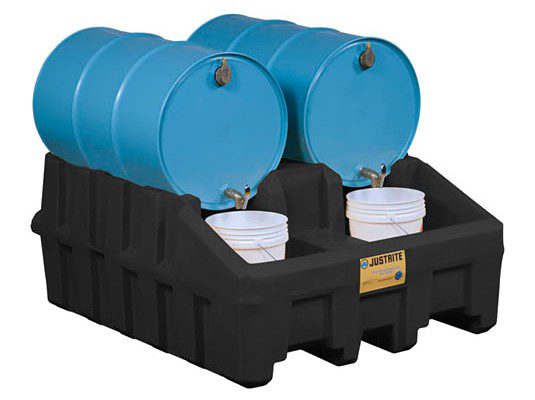 Módulos apiladores para sistema de gestión de tambores - Color Negro - Justrite 28667 (Ex AK28902/AK28902Y) EcoPolyBlend™