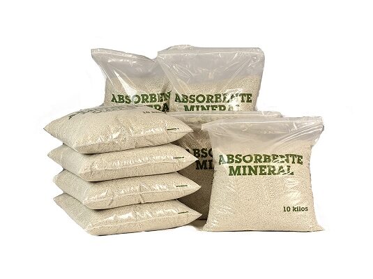 Absorbente mineral para derrames 10 Kgs