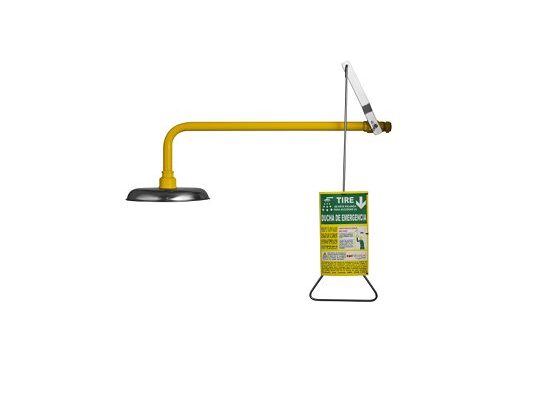 Ducha de emergencia 6017 de acero galvanizado  Accionamiento manual