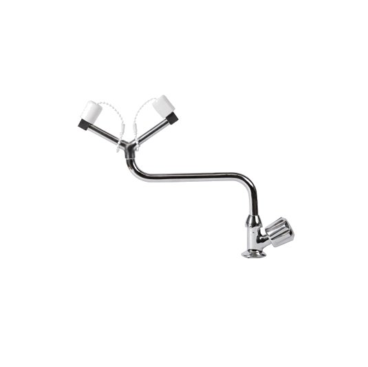 Lavaojos 6020 de bronce cromado – Accionamiento manual