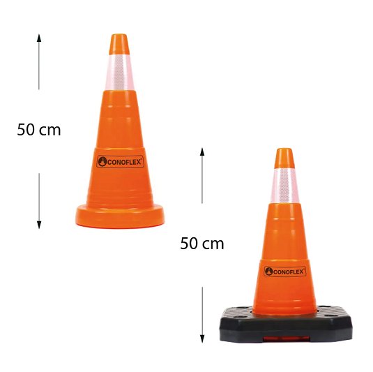 Conos viales 2051 Ciudad Conoflex 50cm