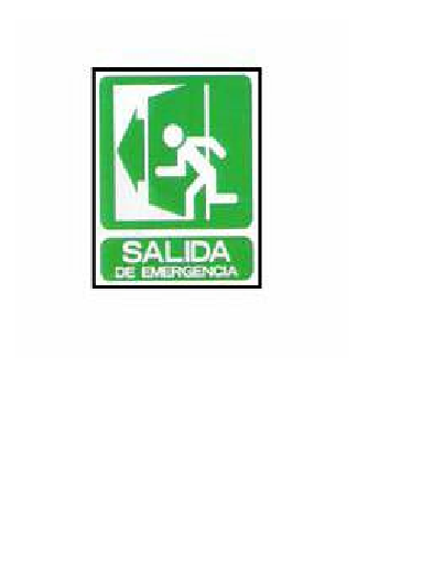 CARTELES SEÑALIZACION SALIDA DE EMERGENCIA (Izquierda).