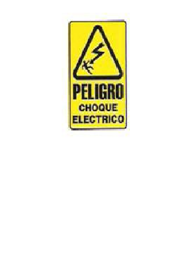 Signo de riesgo de peligro de choque eléctrico 150 X 50mm Advertencia Peligro Vinilo Pegatina Calcomanía 