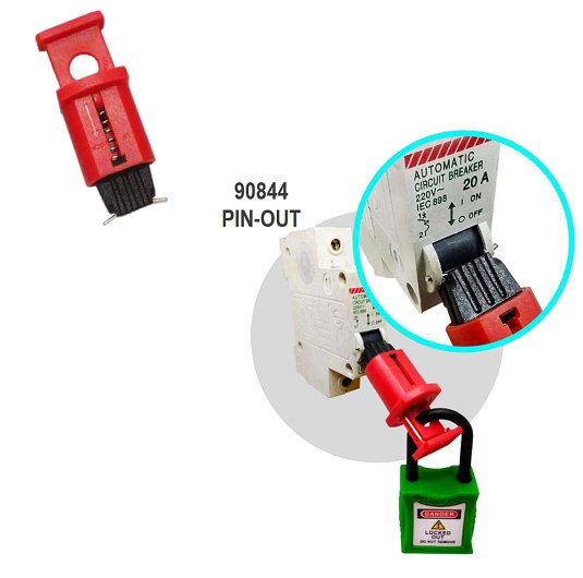 Bloqueadores eléctricos 90844 PIN-OUT STANDARD