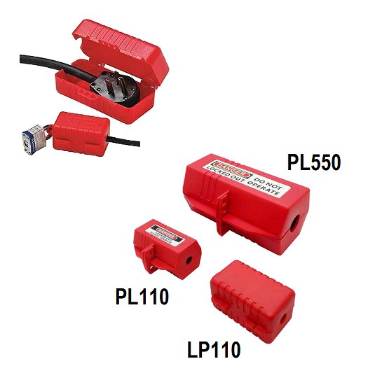 Bloqueadores para enchufes eléctricos PL110 PL550