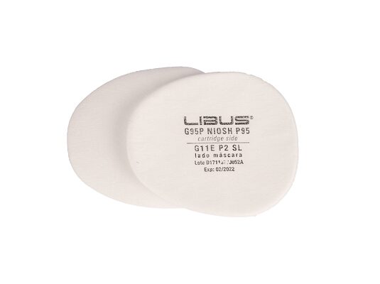 FILTROS DE PARTICULAS LIBUS P95 PARA CARTUCHOS DE RESPIRADORES L-9000