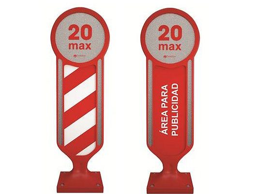Indicadores Reloj Vel Max SEÑALIZACION VIAL VELOCIDAD MAXIMA CONOFLEX