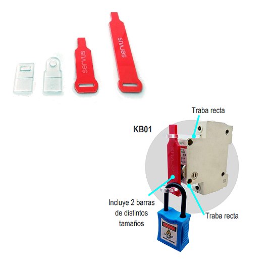 Kit de Bloqueo KB01 para llaves eléctricas con barras
