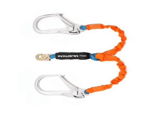 Cola de Amarre Doble Elastizada con Amort. y 2 Mosquetones