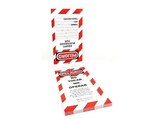 Block de tarjetas descartables de seguridad