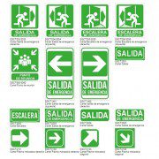 Carteles de Evacuación