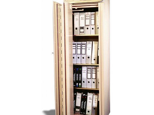 Fichero ignífugo 7060 1 Puerta Plegadiza 4 estantes
