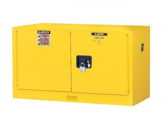 GABINETES 8917008 17 Ga PM IGNIFUGOS JUSTRITE Sure-Grip® Para Pared 17 Galones Puerta Manual
