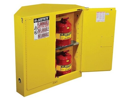 GABINETES 893120 IGNIFUGOS JUSTRITE ESQUINEROS 30 Galones Puerta automatica