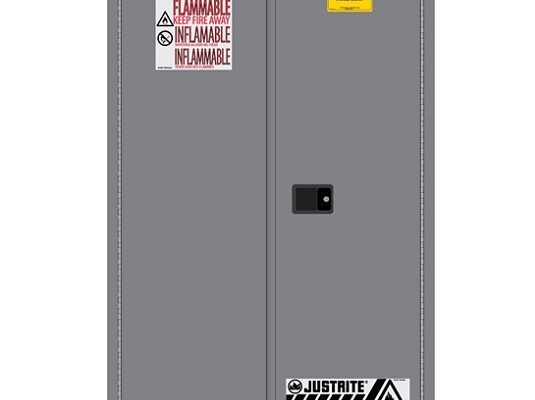 GABINETES 894503 45 Ga PM IGNIFUGOS JUSTRITE 45 Galones Grises Puerta Manual