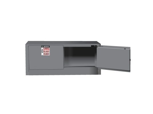 GABINETES IGNIFUGOS JUSTRITE 891323 PIGGYBACK - 12 GALONES - GRISES - PUERTAS AUTOMATICAS