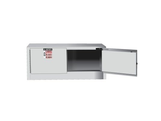 GABINETES IGNIFUGOS JUSTRITE 891325 PIGGYBACK - 12 GALONES - BLANCOS - PUERTAS AUTOMATICAS
