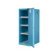 GABINETES 895422 54 Gal PA IGNIFUGOS JUSTRITE Ex-SC25844B DELGADOS PROFUNDOS 54 Galones AZULES PUERTA AUTOMATICA