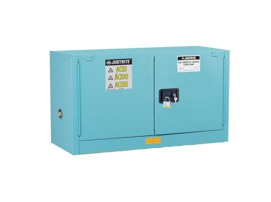 GABINETES IGNIFUGOS PARA CORROSIVOS JUSTRITE 891702 AZUL