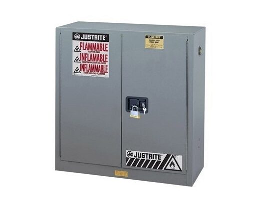 GABINETES IGNIFUGOS JUSTRITE 893003 Ex-25300G - 30 GALONES - GRISES - PUERTAS MANUAL