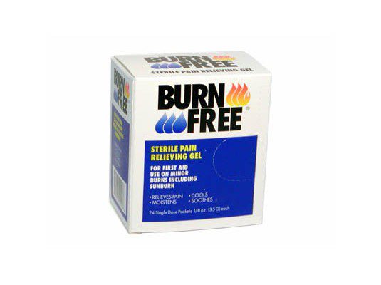Gel burn free