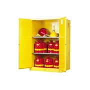 GABINETES 899000 90 Ga PM IGNIFUGOS JUSTRITE Ex-25860 90 Galones Amarillos Puertas manuales