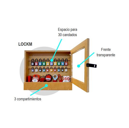 Ver Locker de madera para llaves y candados SIN CONTENIDO Locker de madera para llaves y candados SIN CONTENIDO