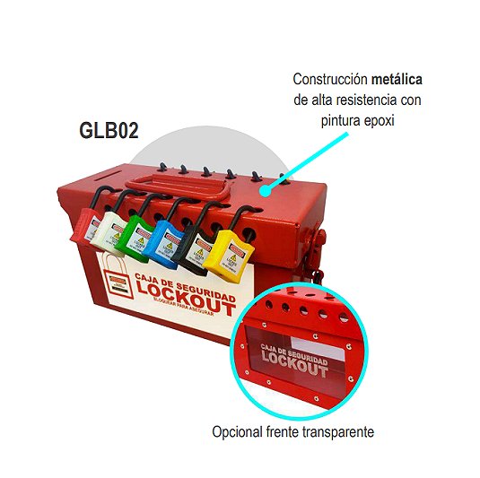 Caja alcancía metálica para llaves GLB02