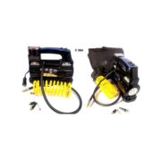 Compresor 12v 150 psi bicilindrico con linterna y bolso